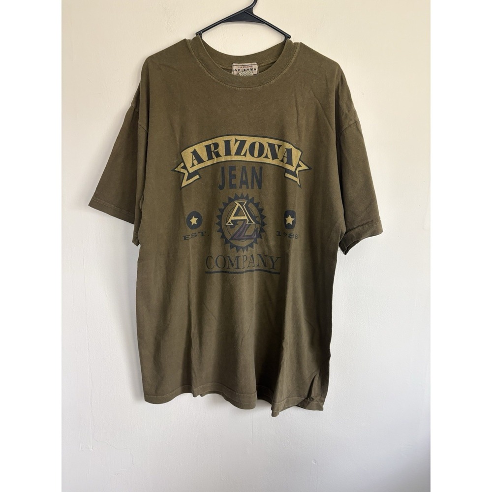 Vintage‎ 90s Arizona Jean Company Graphic TShirt Mens LARGE Native American Tee
